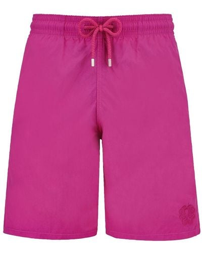 Vilebrequin Logo-embroidered Swim Shorts - Pink
