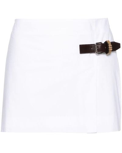 16Arlington Minerva Cotton Miniskirt - White