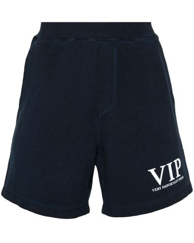 DSquared² Relax Cotton Shorts - Blue