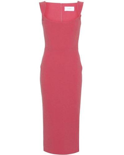 Alex Perry Sleeveless Crepe Mini Dress - Pink