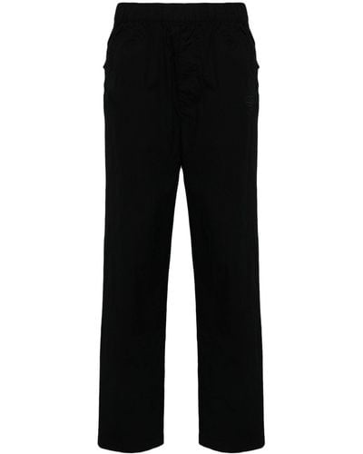 Chocoolate Logo-embroidered Trousers - Black