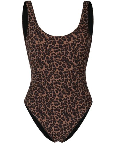 The Upside Claudina Leopard-print Swimsuit - Brown