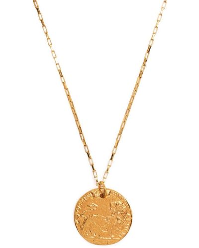 Alighieri Leone Pendant Necklace - Metallic