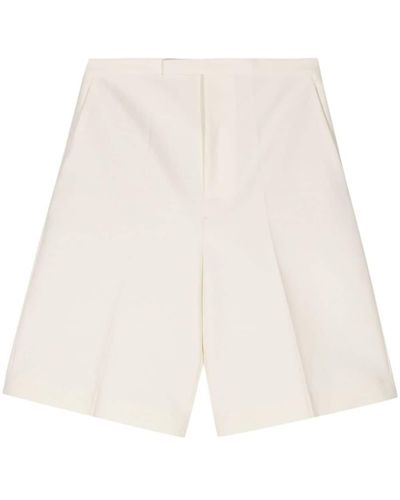 Rohe Interlocking-twill Tailored Shorts - White
