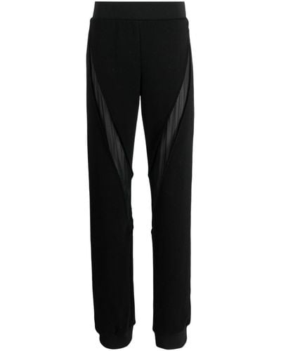 Tom Ford Pantalon de jogging en coton à empiècements - Noir