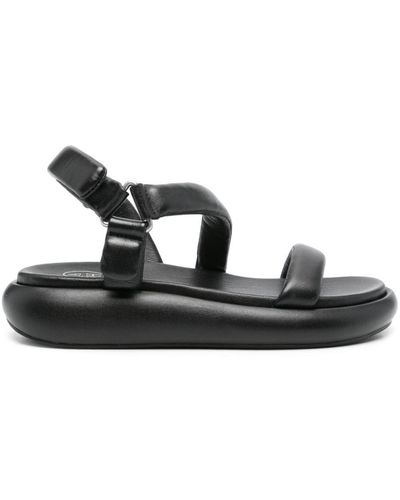 Ash Vanessa 50mm leather sandals - Nero