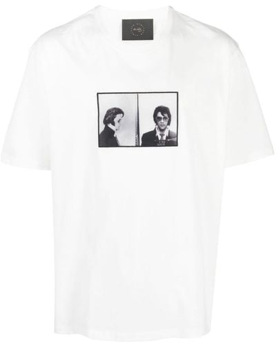 Limitato Photograph-print Short-sleeve T-shirt - White