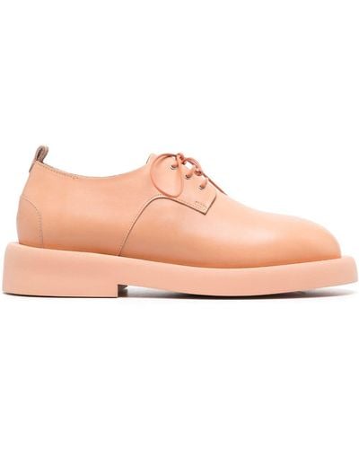 Marsèll Two-tone Lace-up Leather Oxford Shoes - Pink