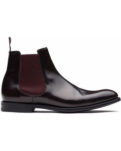 Church's Amberley ^ R Chelsea Boots - Red