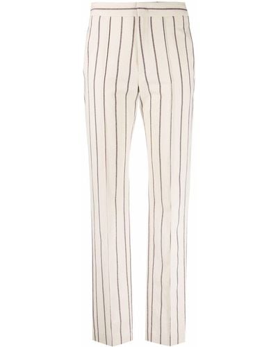 Isabel Marant Slim-Fit-Hose mit Streifen - Weiß