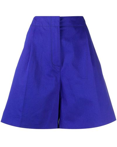 Marni A-line Bermuda Shorts - Blue