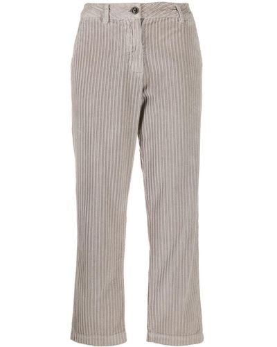 Woolrich Pantalones rectos de pana - Gris