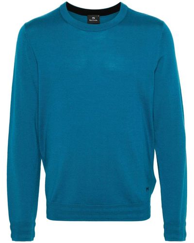 PS by Paul Smith Pullover aus Merinowolle - Blau
