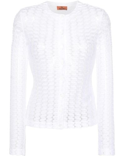 Missoni Ope-knit Cardigan - White