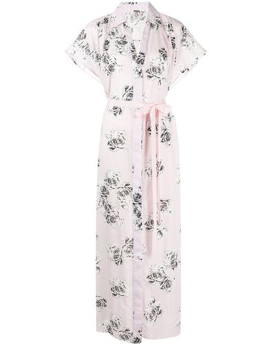 Adam Lippes All-over Floral Print Dress - Pink