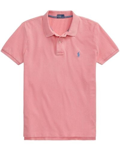 Polo Ralph Lauren Polo Pony Cotton Polo Shirt - Pink