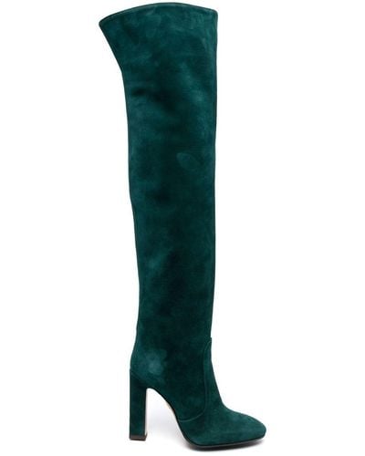 Aquazzura Joplin 105mm Knee Boots - Green