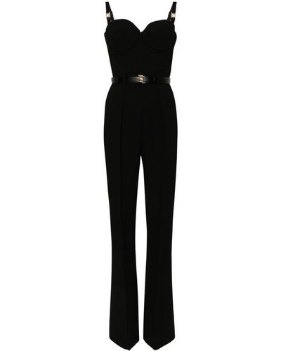 Elisabetta Franchi Jumpsuit aus Krepp - Schwarz