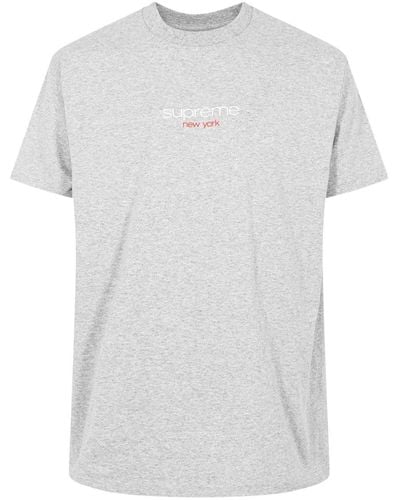 Supreme Classic Logo Crew Neck T-shirt - Grey