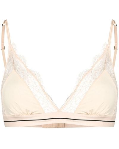 Love Stories Lace-detail Bra Top - Natural