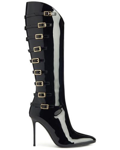 Giuseppe Zanotti Patthi 105mm Patent Boots - Black