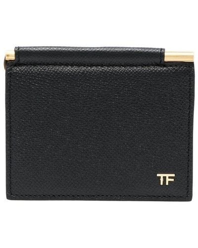 Tom Ford トム・フォード 二つ折り財布 - ブラック