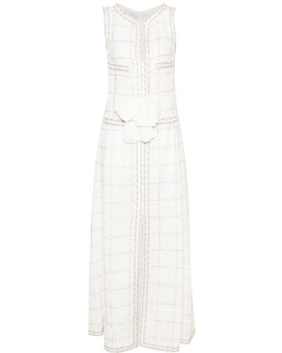Giambattista Valli Sequin-embellished sleeveless gown - Weiß