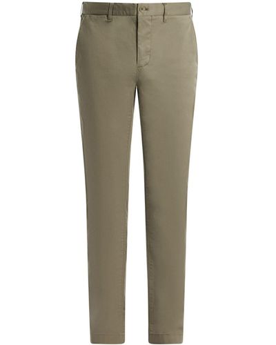 Lacoste Slim-cut Twill Trousers - Green