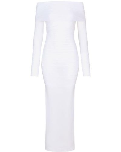 Dolce & Gabbana Kim Dolce&gabbana Tulle Midi Dress - White