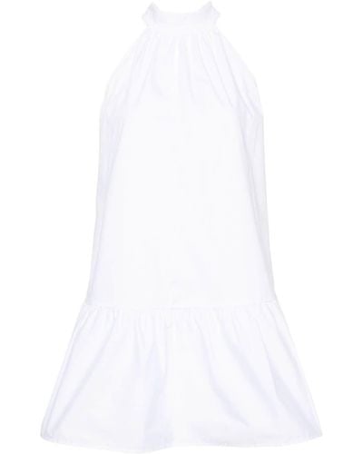 STAUD Marlowe Minikleid - Weiß