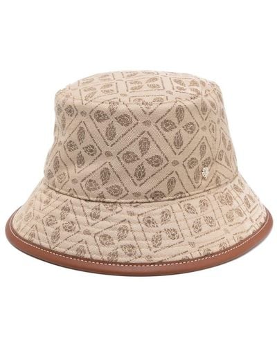 Helen Kaminski Nova Pattern-jacquard Bucket Hat - Natural