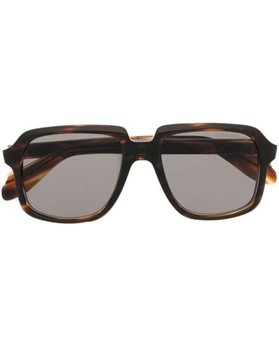 Cutler and Gross 1397 Square-frame Sunglasses - Brown