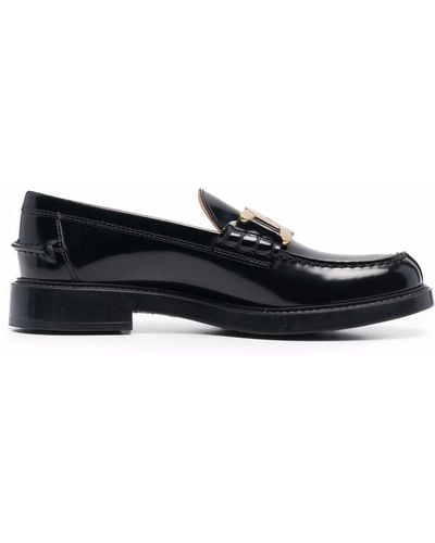 Tod's Leather Moccasin - Noir