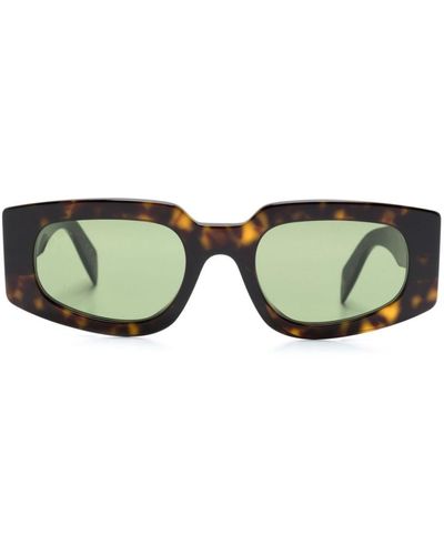 Retrosuperfuture Yse Tortoiseshell-effect Sunglasses - Green