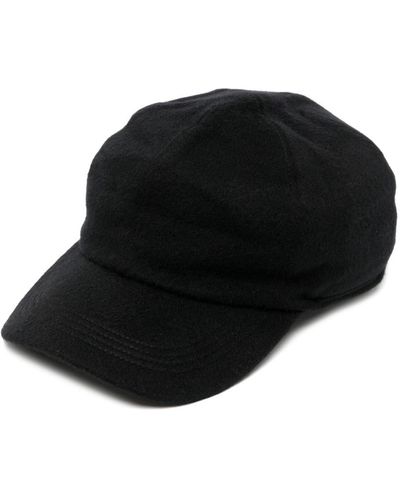 N.Peal Cashmere Cappello da baseball - Nero