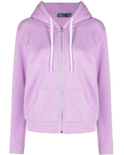 Polo Ralph Lauren Sudadera con capucha y cremallera - Morado