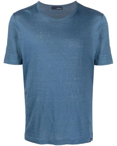 Lardini Klassisches T-Shirt - Blau
