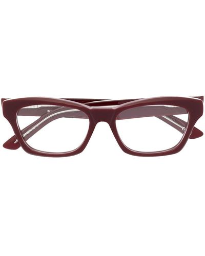 Balenciaga スクエア眼鏡フレーム - ブラウン