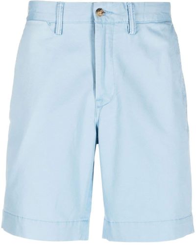 Polo Ralph Lauren Shorts Met Logopatch - Blauw