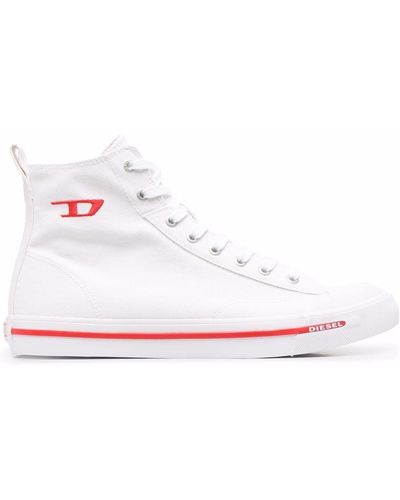 DIESEL S-athos Mid-top Sneakers - Wit