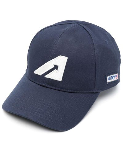 Autry Baseballkappe mit Logo-Stickerei - Blau