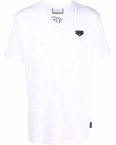 Philipp Plein No Limits Rhinestone-embellished T-shirt - White