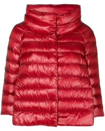 Herno Padded Front Fastened Jacket - Rood