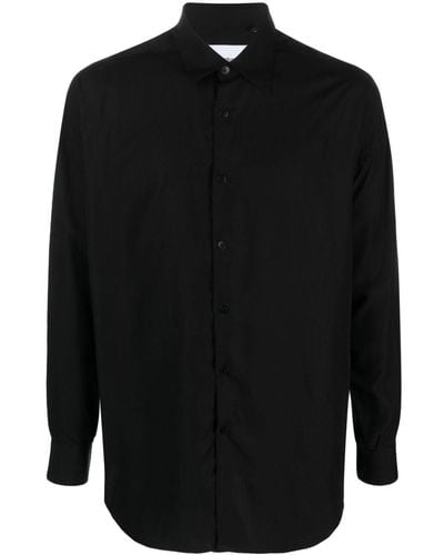 Costumein Long-sleeve Lyocell Shirt - Black