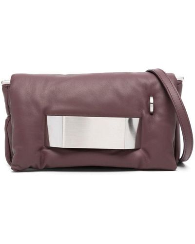 Rick Owens Griffin Quilted Crossbody Bag - Purple