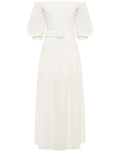 Nicholas Mia Lace Dress - White