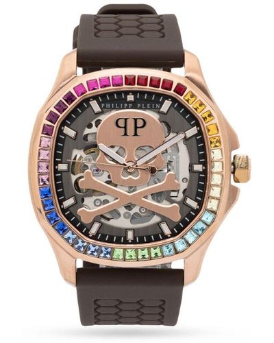 Philipp Plein Skeleton $pectre Horloge - Metallic