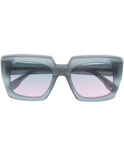 Retrosuperfuture Oversize Square Frame Sunglasses - Blue