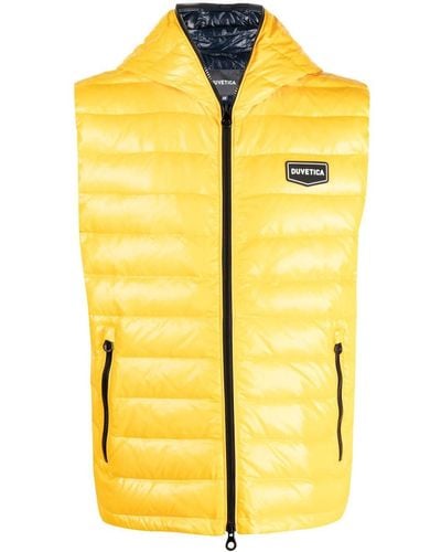 Duvetica Feather-down Classic Gilet - Yellow