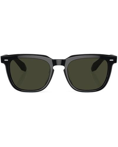 Oliver Peoples N.06 Square-frame Sunglasses - Green